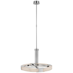 Visual Comfort Signature - KW 5138PN/ALB - LED Chandelier - Covet - Polished Nickel and Alabaster