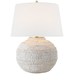 Visual Comfort Signature - MF 3000PWR-L - LED Table Lamp - Avedon - Plaster White Rattan