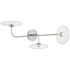 Visual Comfort Signature - S 2691PN-CG - LED Wall Sconce - Calvino - Polished Nickel