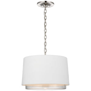 Visual Comfort Signature - S 5121PN-WHT/CG - LED Pendant - Sydney - Polished Nickel