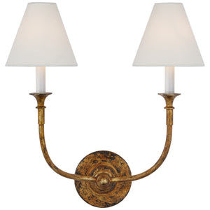 Visual Comfort Signature - TOB 2451AG-L - LED Wall Sconce - Piaf - Antique Gild