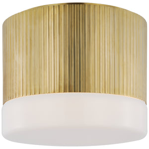 Visual Comfort Signature - TOB 4355HAB-WG - LED Flush Mount - Ace - Hand-Rubbed Antique Brass