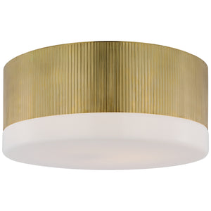 Visual Comfort Signature - TOB 4357HAB-WG - LED Flush Mount - Ace - Hand-Rubbed Antique Brass