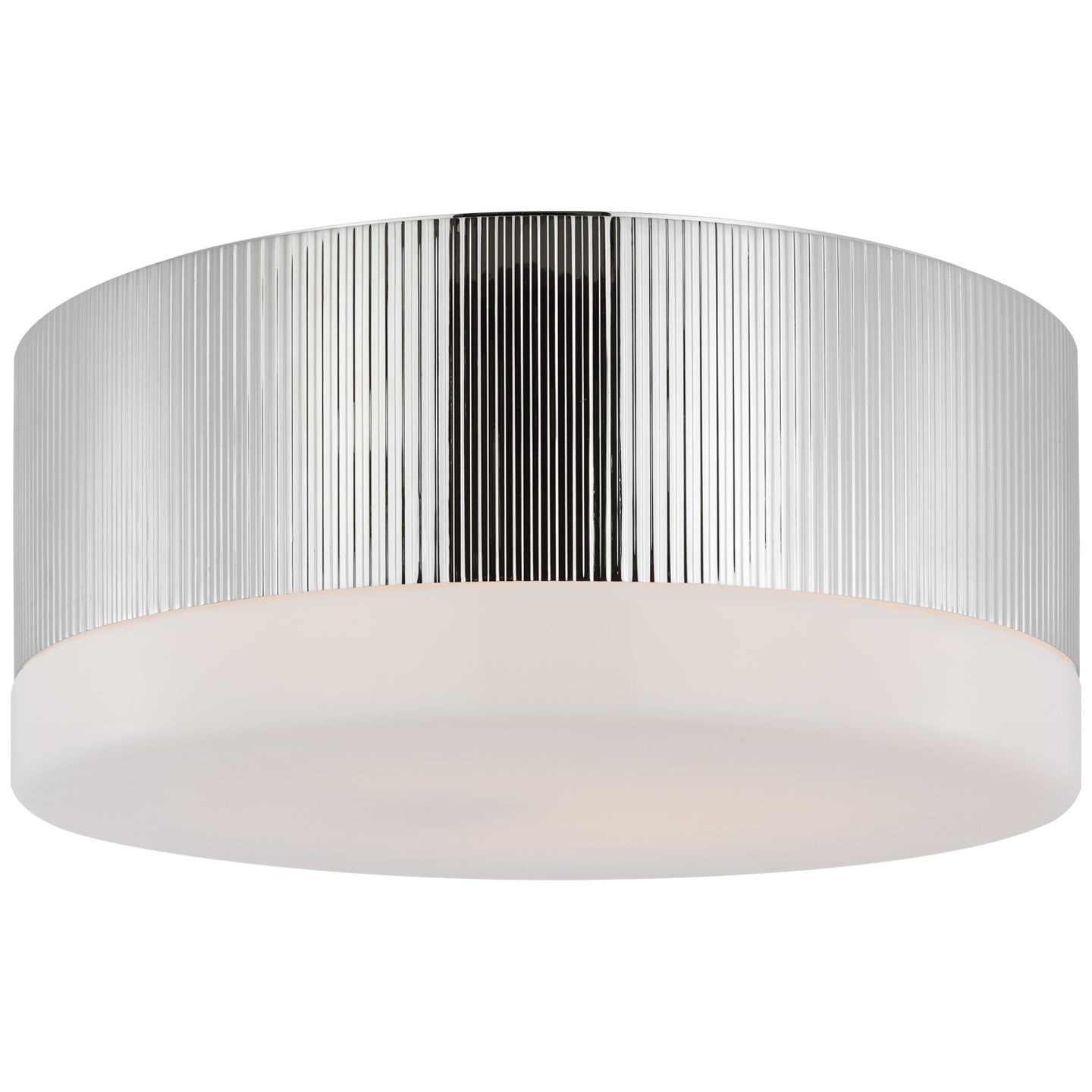 Visual Comfort Signature - TOB 4357PN-WG - LED Flush Mount - Ace - Polished Nickel