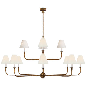 Visual Comfort Signature - TOB 5453AG-L - LED Chandelier - Piaf - Antique Gild