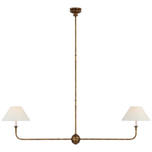 Visual Comfort Signature - TOB 5455AG-L - LED Linear Pendant - Piaf - Antique Gild