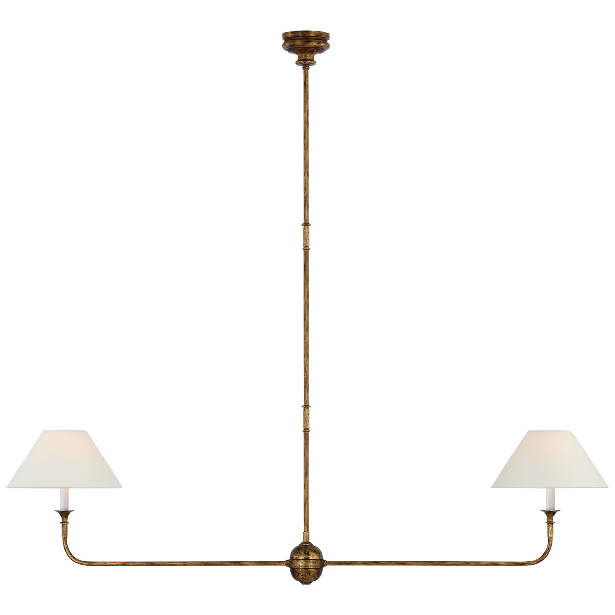 Visual Comfort Signature - TOB 5455HAB-L - LED Pendant - Piaf - Hand-Rubbed Antique Brass