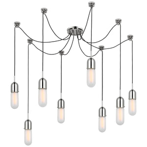 Visual Comfort Signature - TOB 5645PN-FG-8 - LED Pendant - Junio - Polished Nickel