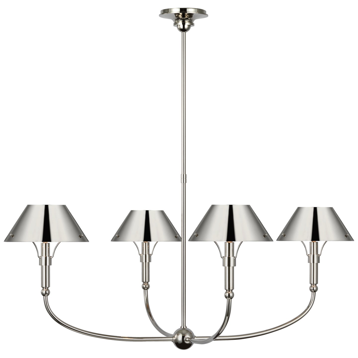 Visual Comfort Signature - TOB 5725PN-PN - LED Chandelier - Turlington - Polished Nickel