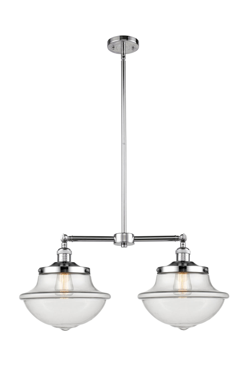 Innovations - 209-PC-G542 - Two Light Island Pendant - Franklin Restoration - Polished Chrome