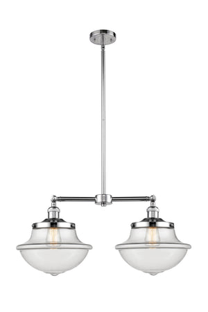 Innovations - 209-PC-G542 - Two Light Island Pendant - Franklin Restoration - Polished Chrome