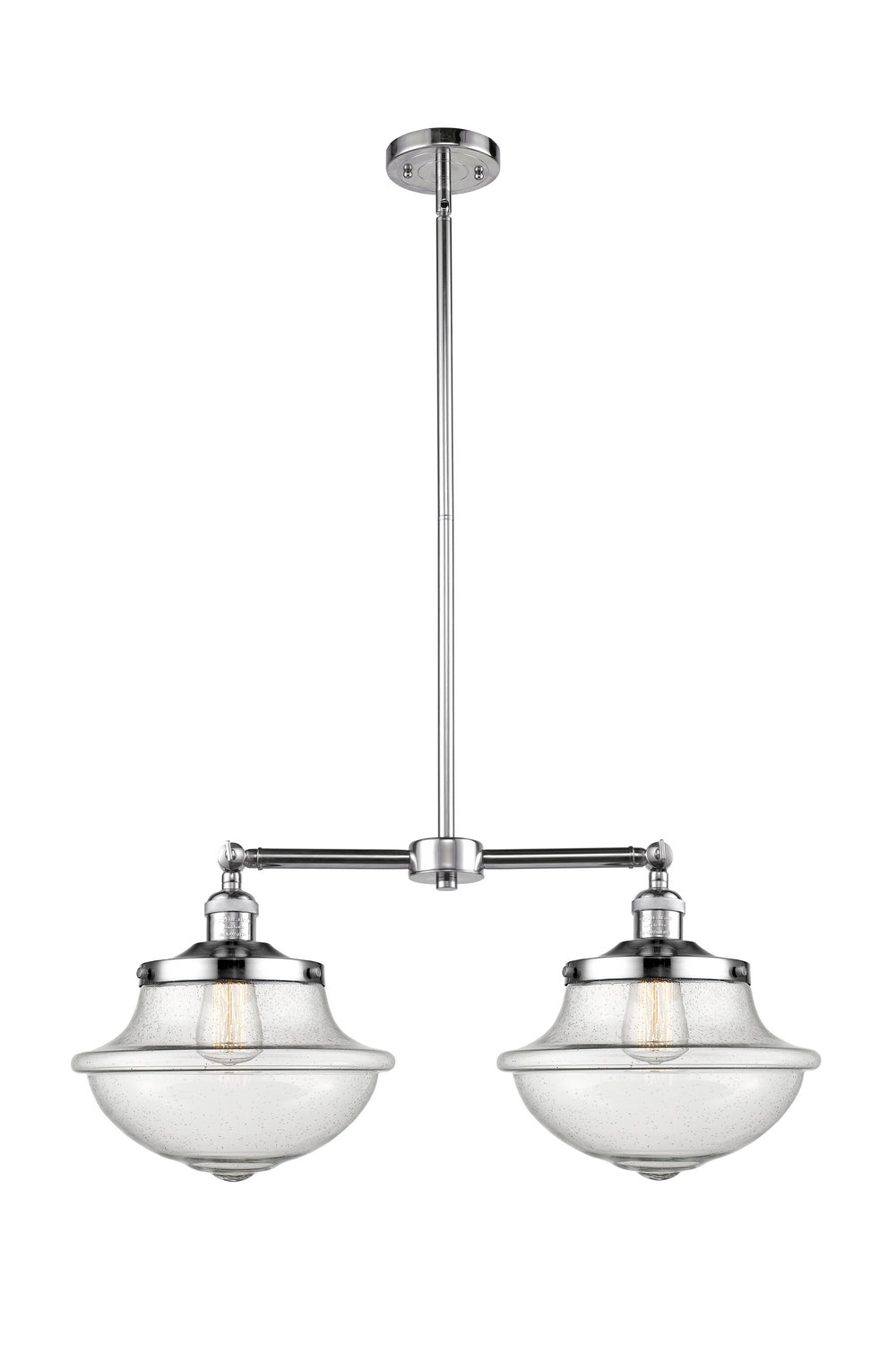 Innovations - 209-PC-G544 - Two Light Island Pendant - Franklin Restoration - Polished Chrome