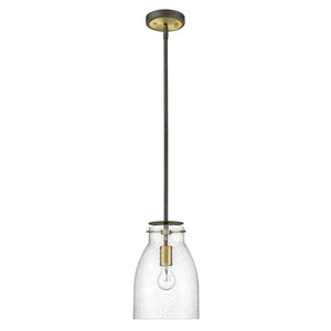 Acclaim Lighting - IN20000ORB - One Light Pendant - Shelby - Oil Rubbed Bronze and Antique Brass