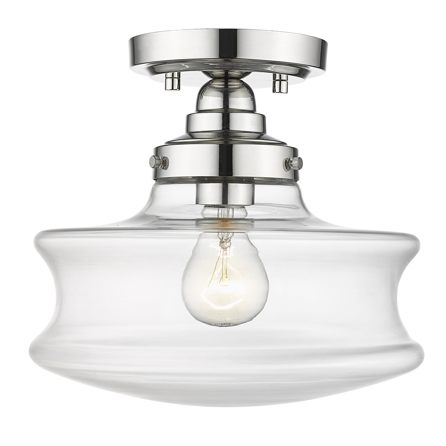 Acclaim Lighting - IN20070PN - One Light Convertible Semi-Flush - Keal - Polished Nickel