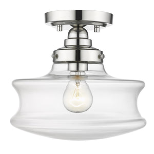 Acclaim Lighting - IN20070PN - One Light Convertible Semi-Flush - Keal - Polished Nickel