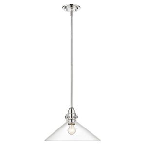 Acclaim Lighting - IN20080PN - One Light Pendant - Dwyer - Polished Nickel