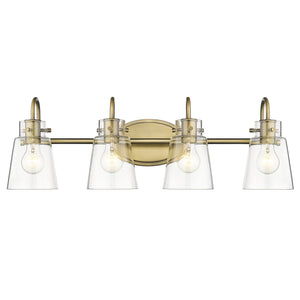 Acclaim Lighting - IN40093ATB - Four Light Vanity - Bristow - Antique Brass