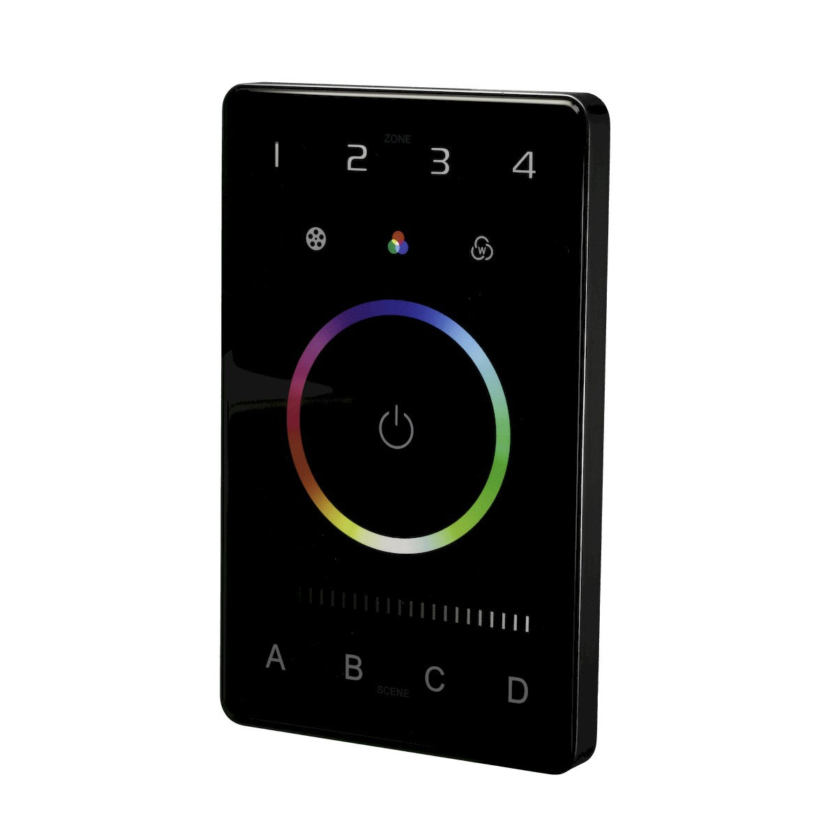 American Lighting - CTRLW-DMXB-RGBW-4Z - Control Touch Panel - DMX Wall Control - Black