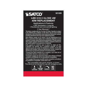 Satco - S21205 - Light Bulb - Clear