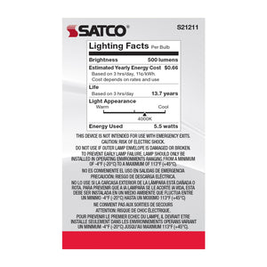 Satco - S21211 - Light Bulb - Clear