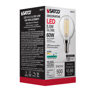 Satco - S21211 - Light Bulb - Clear