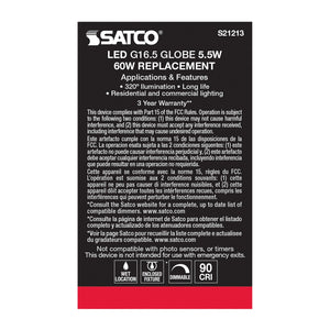 Satco - S21213 - Light Bulb - White