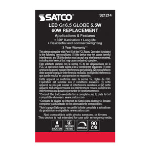 Satco - S21214 - Light Bulb - White