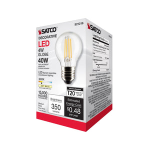Satco - S21216 - Light Bulb - Clear