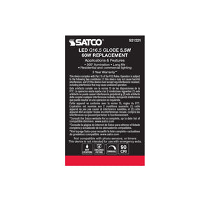 Satco - S21221 - Light Bulb - Clear