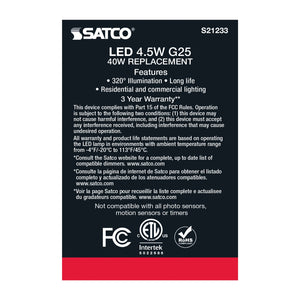 Satco - S21233 - Light Bulb - White