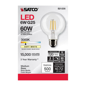 Satco - S21235 - Light Bulb - Clear