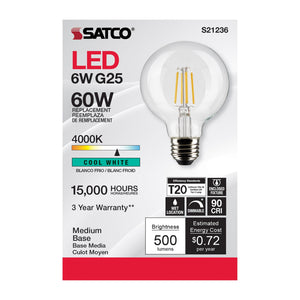Satco - S21236 - Light Bulb - Clear