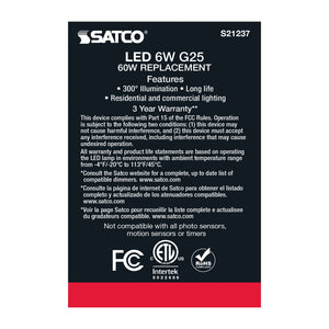 Satco - S21237 - Light Bulb - Clear