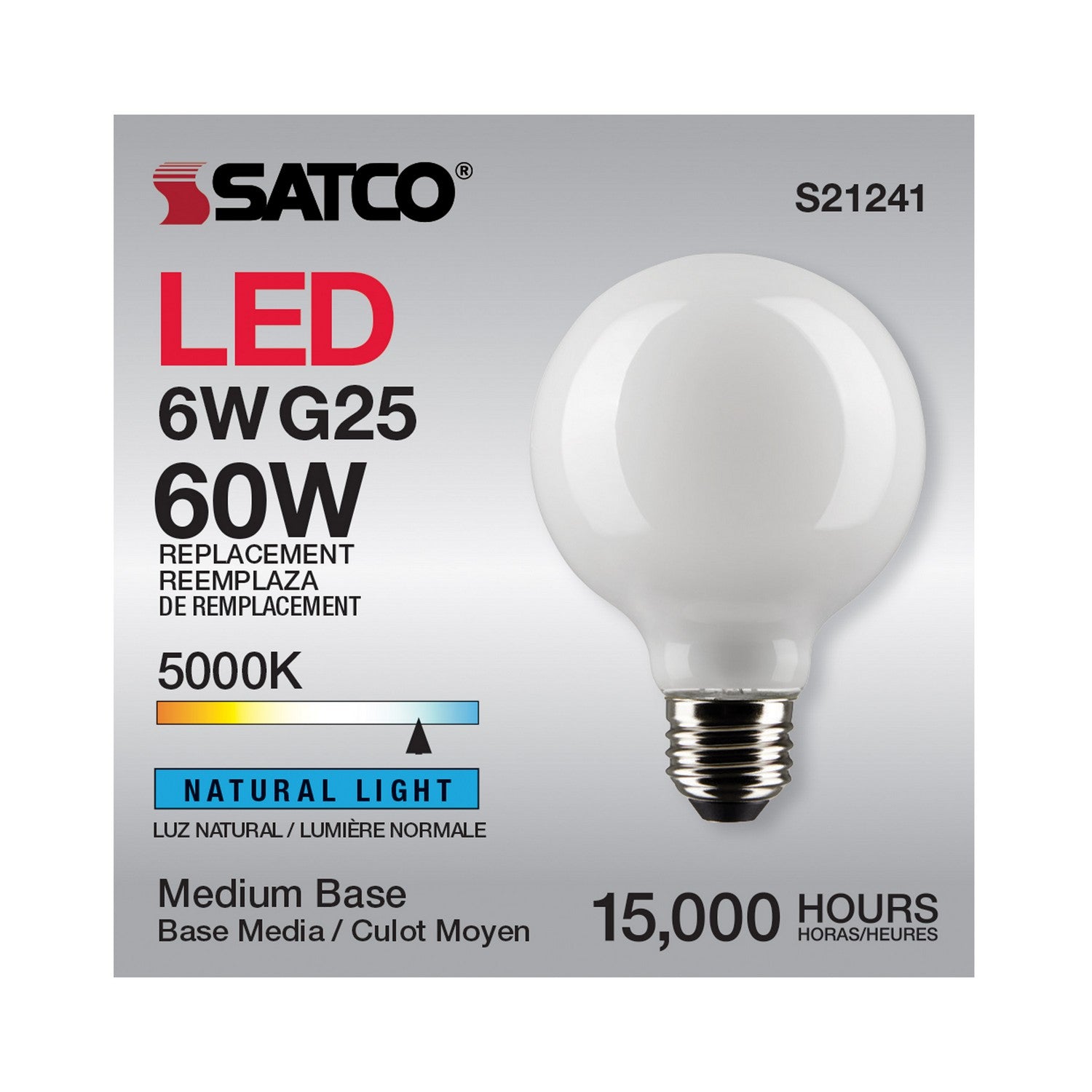 Satco - S21241 - Light Bulb - White