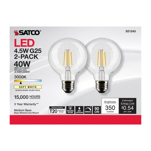 Satco - S21243 - Light Bulb - Clear