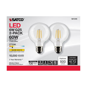 Satco - S21245 - Light Bulb - Clear