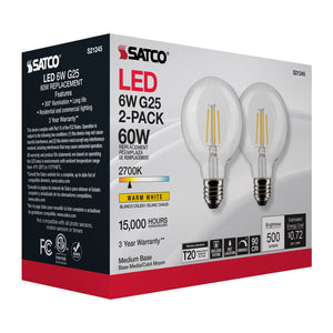 Satco - S21245 - Light Bulb - Clear