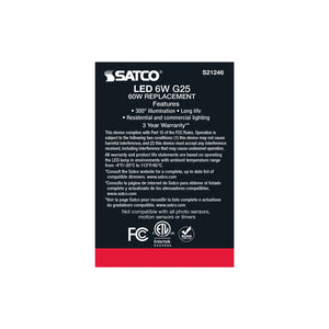 Satco - S21246 - Light Bulb - Clear