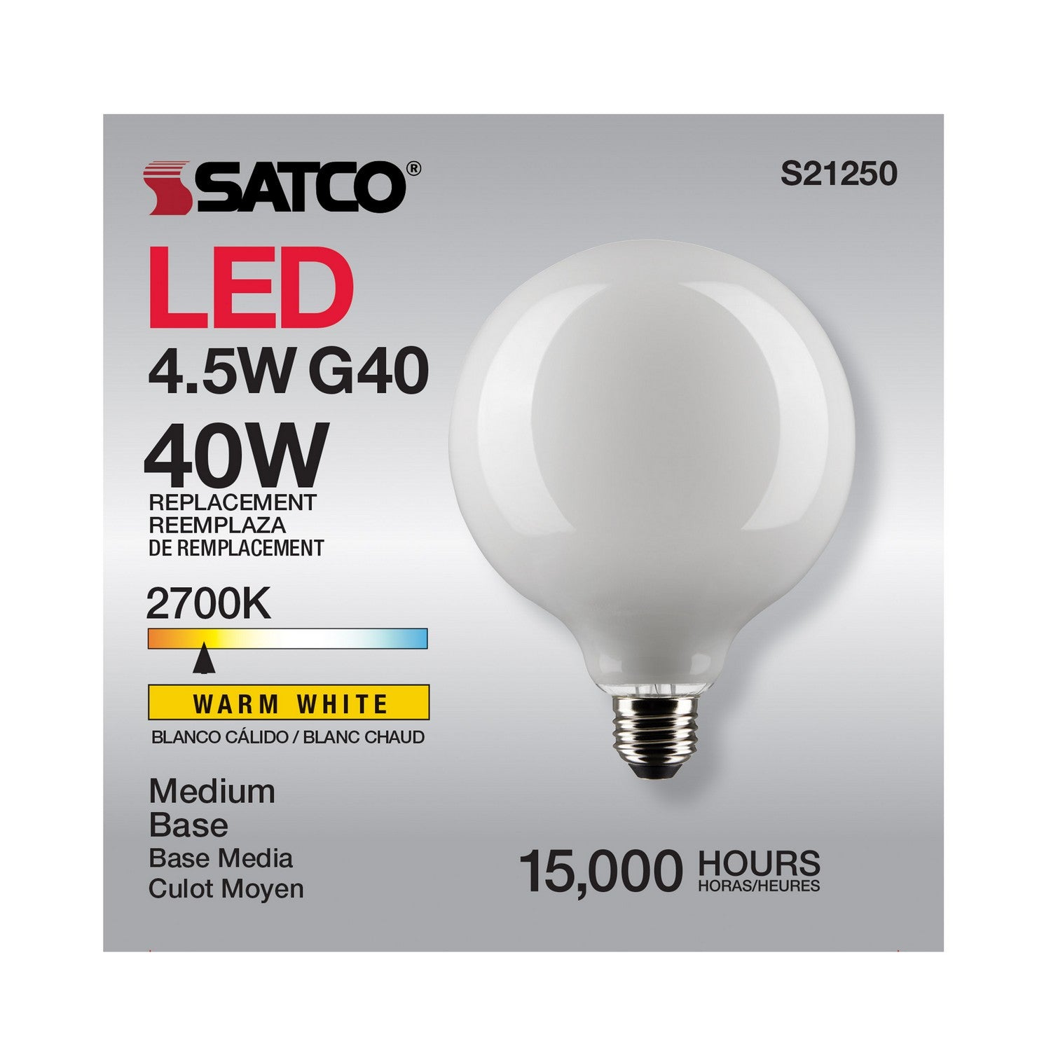 Satco - S21250 - Light Bulb - White