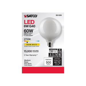 Satco - S21255 - Light Bulb - White