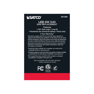 Satco - S21256 - Light Bulb - White