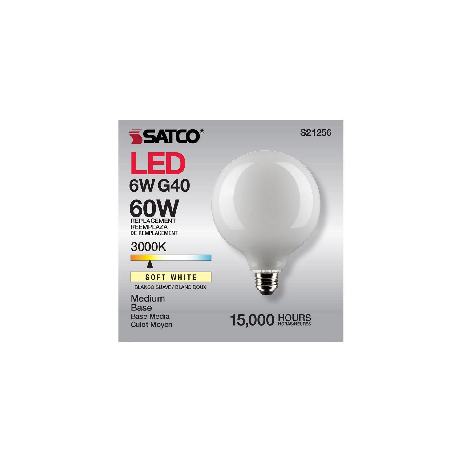 Satco - S21256 - Light Bulb - White