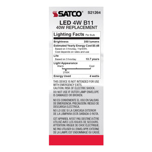 Satco - S21264 - Light Bulb - Clear