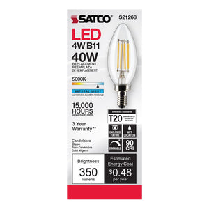 Satco - S21268 - Light Bulb - Clear
