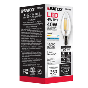 Satco - S21268 - Light Bulb - Clear