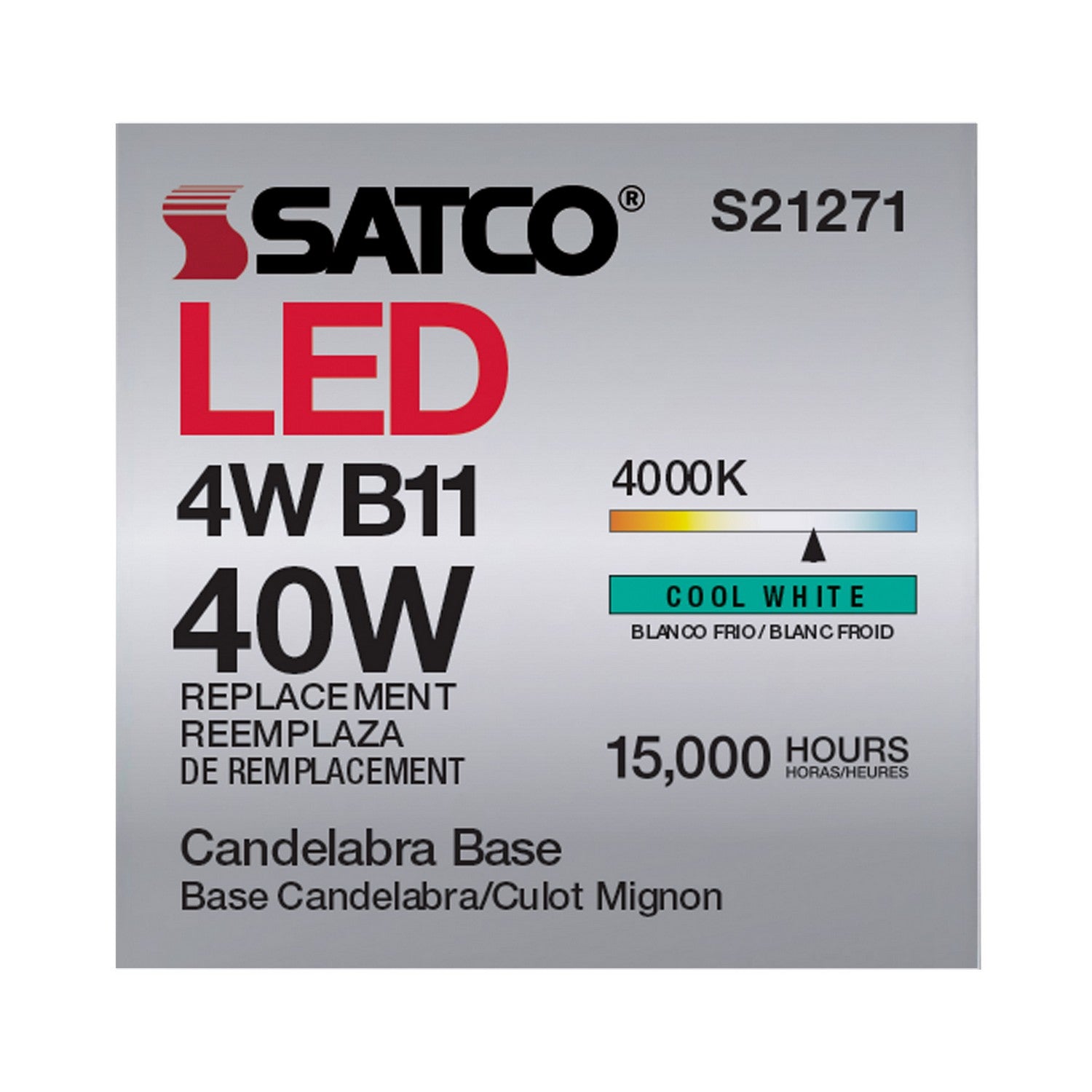 Satco - S21271 - Light Bulb - Frost