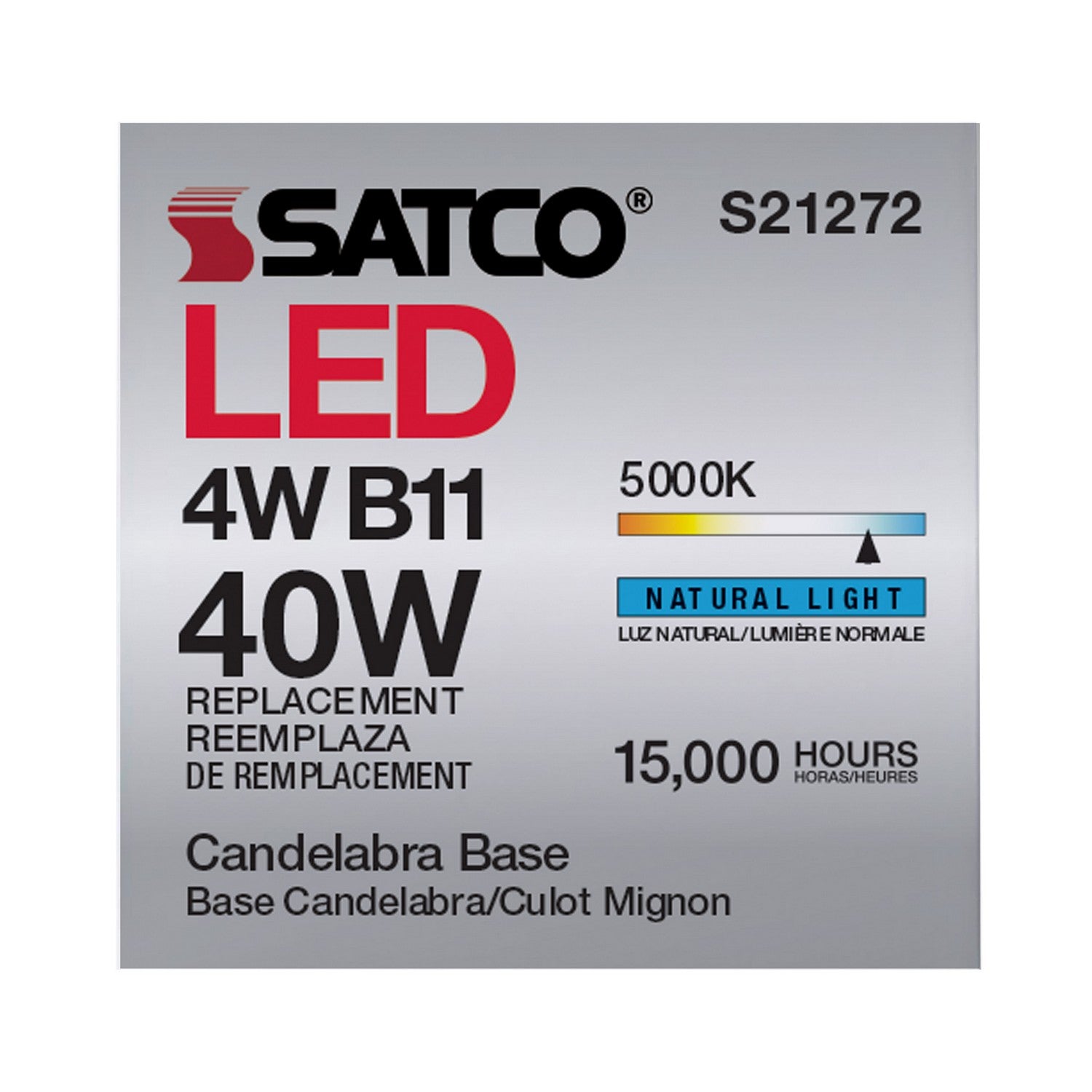 Satco - S21272 - Light Bulb - Frost