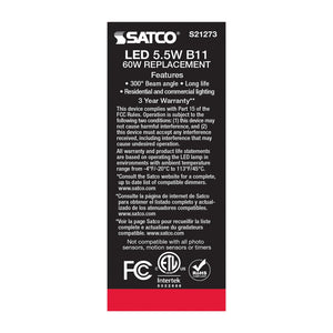 Satco - S21273 - Light Bulb - Clear