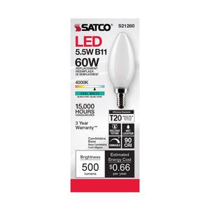 Satco - S21280 - Light Bulb - Frost