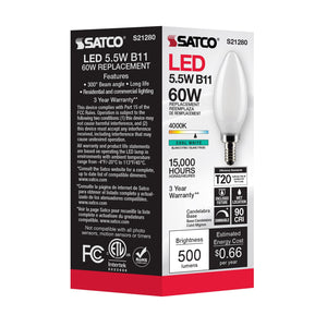 Satco - S21280 - Light Bulb - Frost